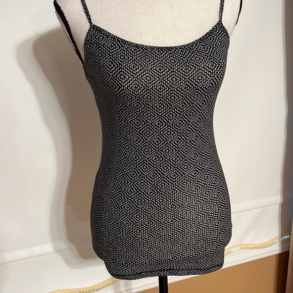 Petit Cami Aéropostale Pour Femme, Bleu Stretch Avec Bretelles Spaghetti, Taille S, Motif Fleuri Discret